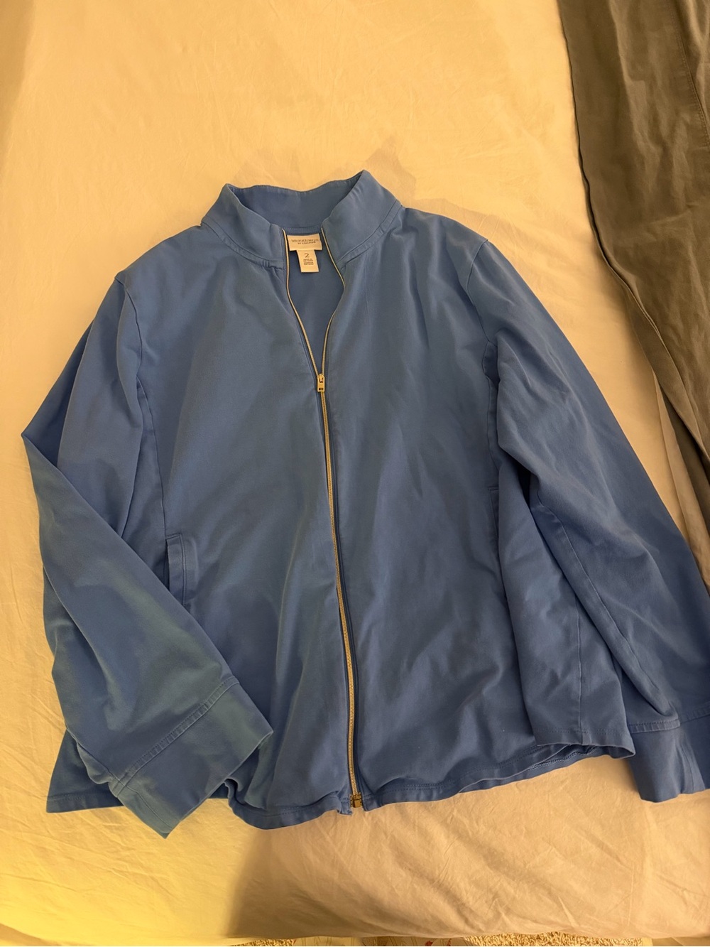 Blue Chicos Full Zip Jacket